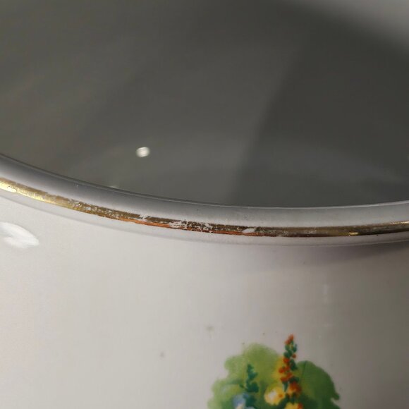 Rare Kirkland And Co. Embassy Ware The Vitreous Porcelain Chamber Pot - Picture 4 of 10